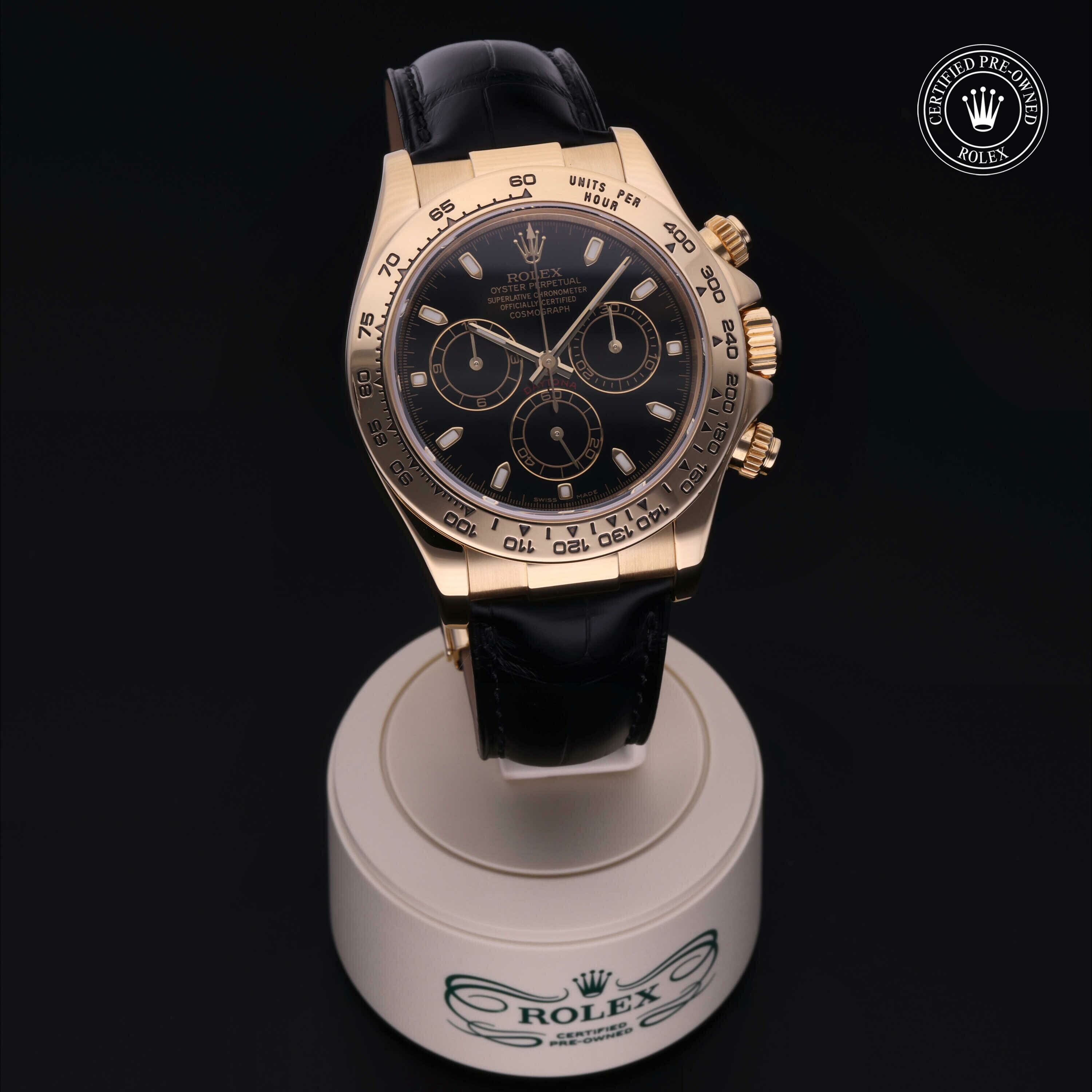 Rolex Oyster Perpetual Cosmograph Daytona in Gold 18 Carat Yellow M116518-0033 at Hall of Time - view 36