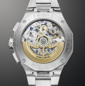 montre Baume & Mercier Riviera Chronograph 41mm de face