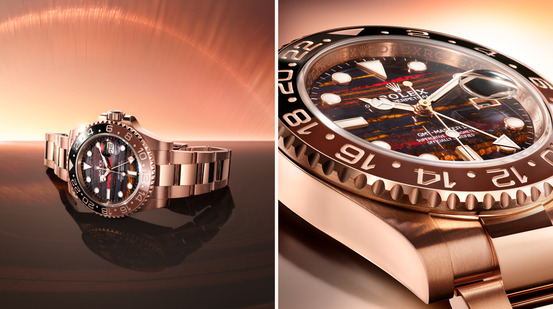 New 2025 Rolex GMT-Master II Watch in Everose Gold