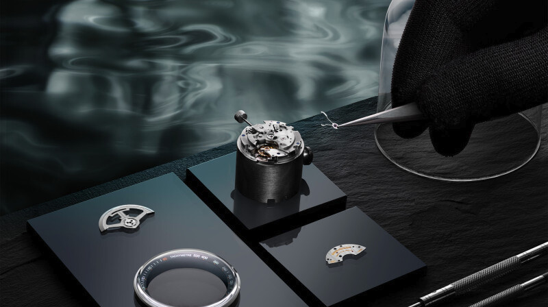 Assemblage de la montre Jaeger-LeCoultre Polaris Chronograph Ocean Grey
