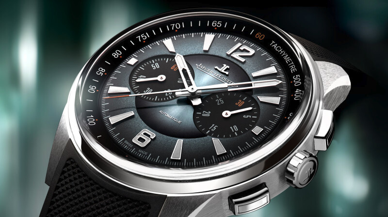 Montre Jaeger-LeCoultre Polaris Chronograph Ocean Grey vue de biais