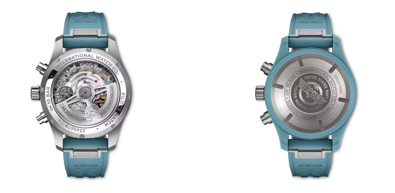 Nouvelle Montre d’Aviateur Chronographe 41 TOP GUN Miramar avec vue du mécanime