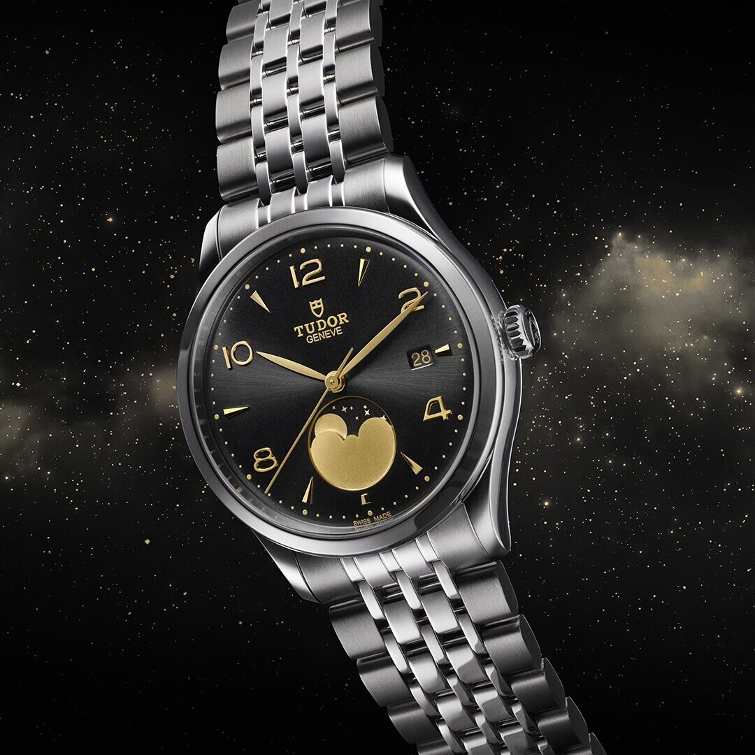 Nouvelle montre TUDOR 1926 Luna couleur noire vue de face