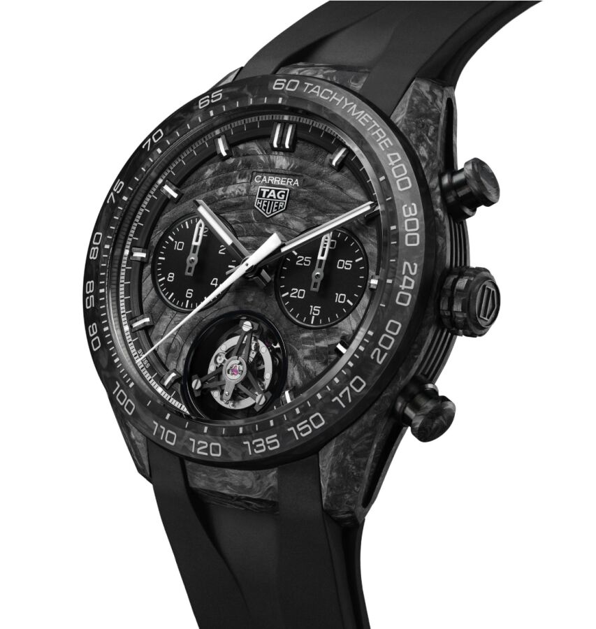 New TAG Heuer Carrera ‘Carbon’ watches seen from the side