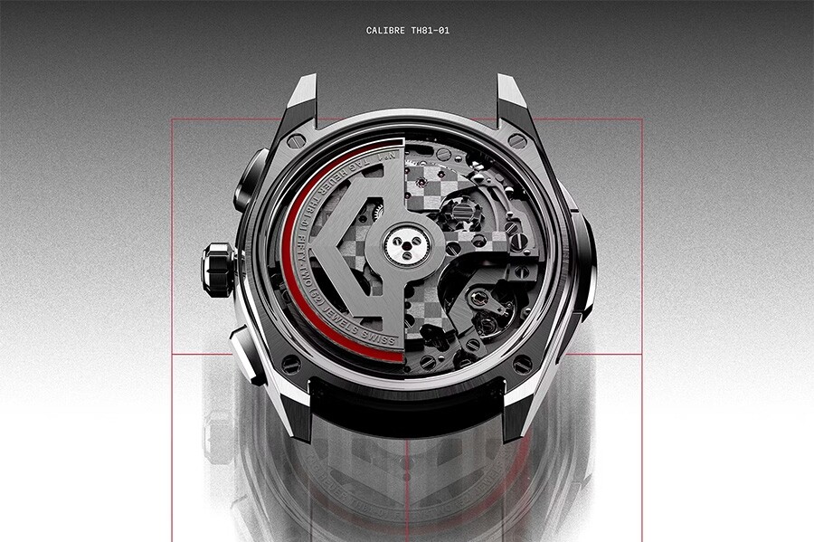 Uurwerk van het TAG Heuer Carrera Split-Seconds Chronograph horloge