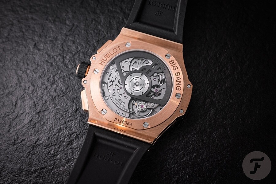 Hublot Big Bang Original Unico Collection watch seen from the front