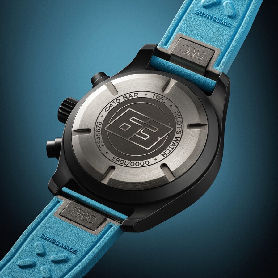 Pilotenhorloge Automatic 41 George Russell achteraanzicht