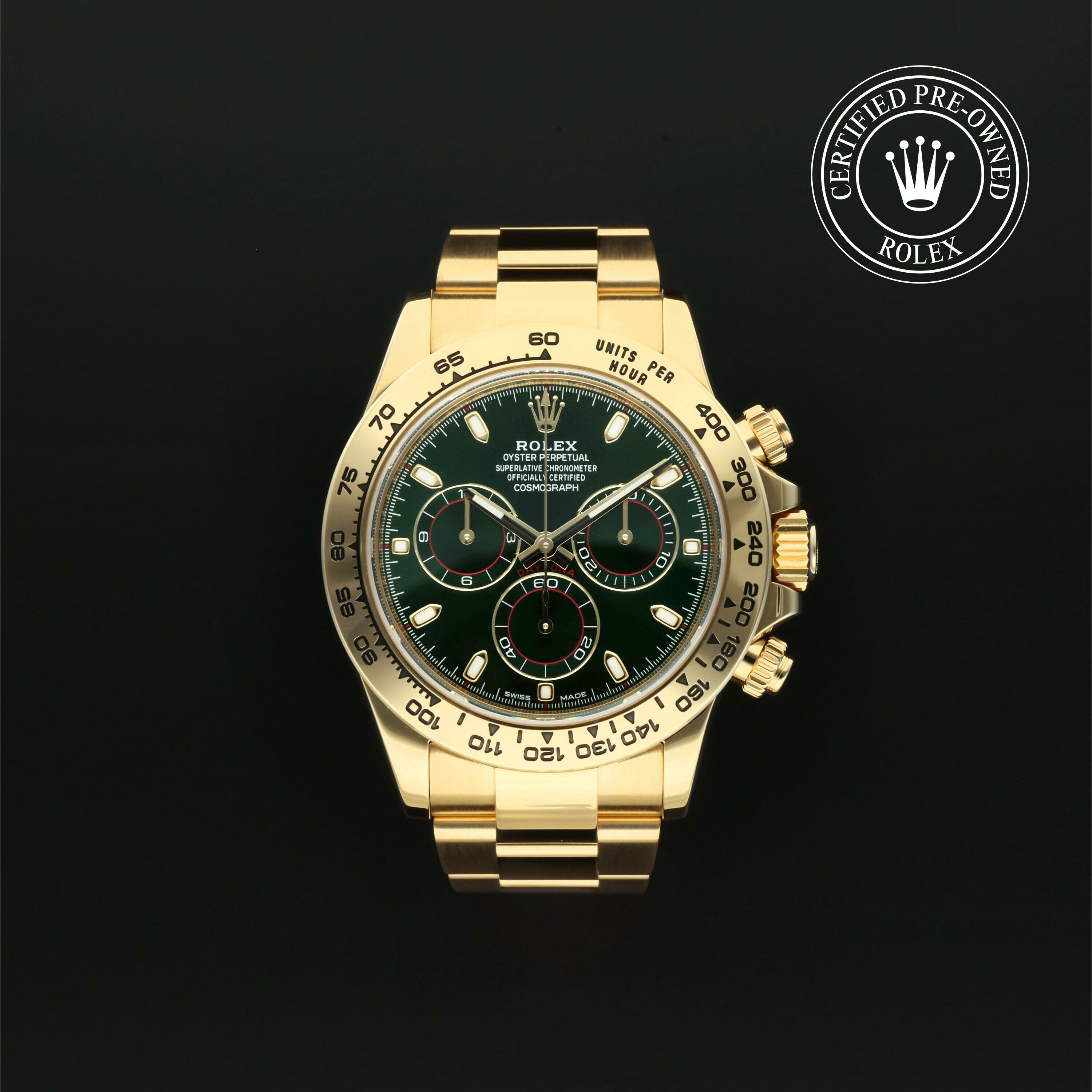 Rolex Cosmograph Daytona en Or 18 Carat Jaune M116508-0013 chez Hall of Time