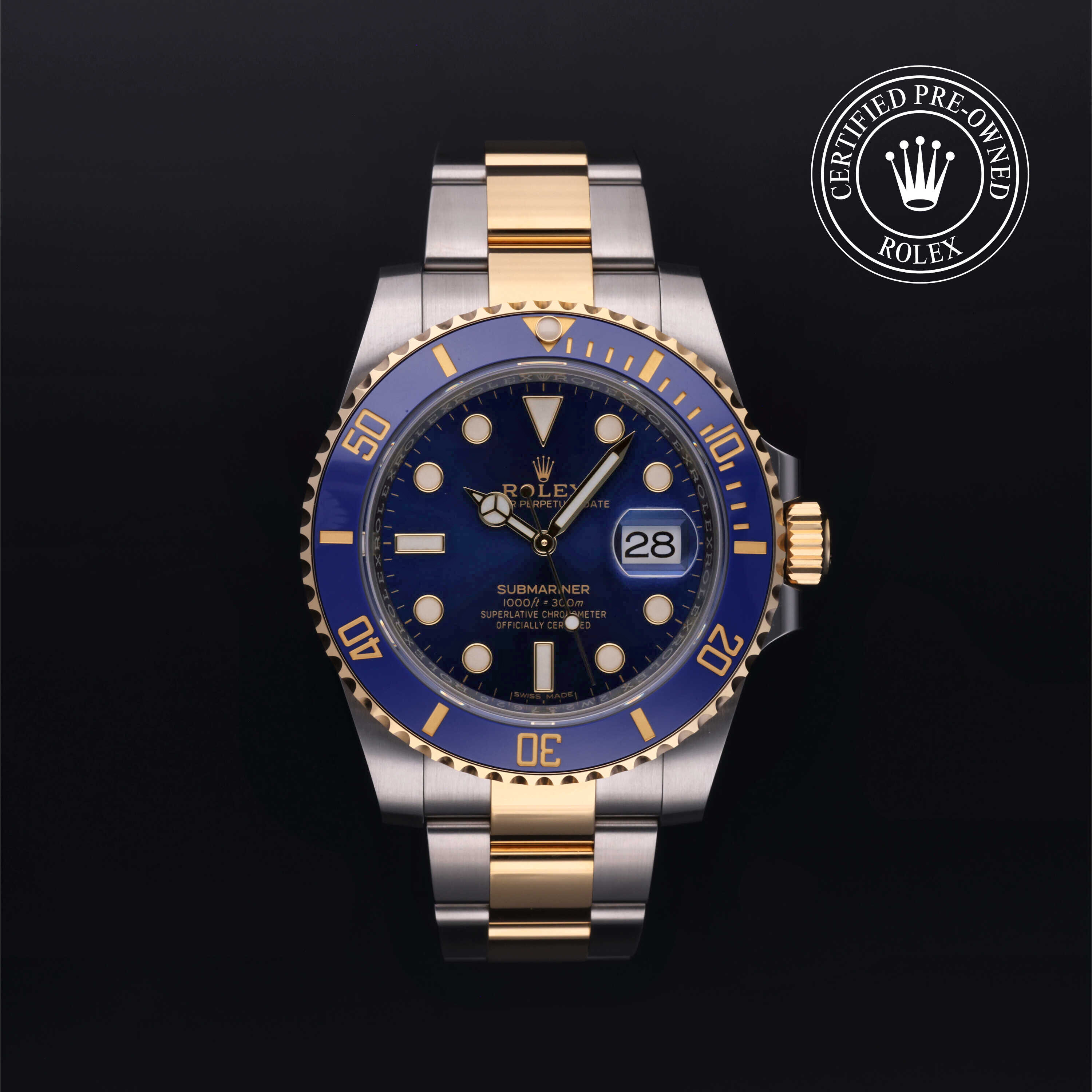 Rolex Submariner Date in Rolesor 18 karaat Geel M116613LB-0005 at Hall of Time