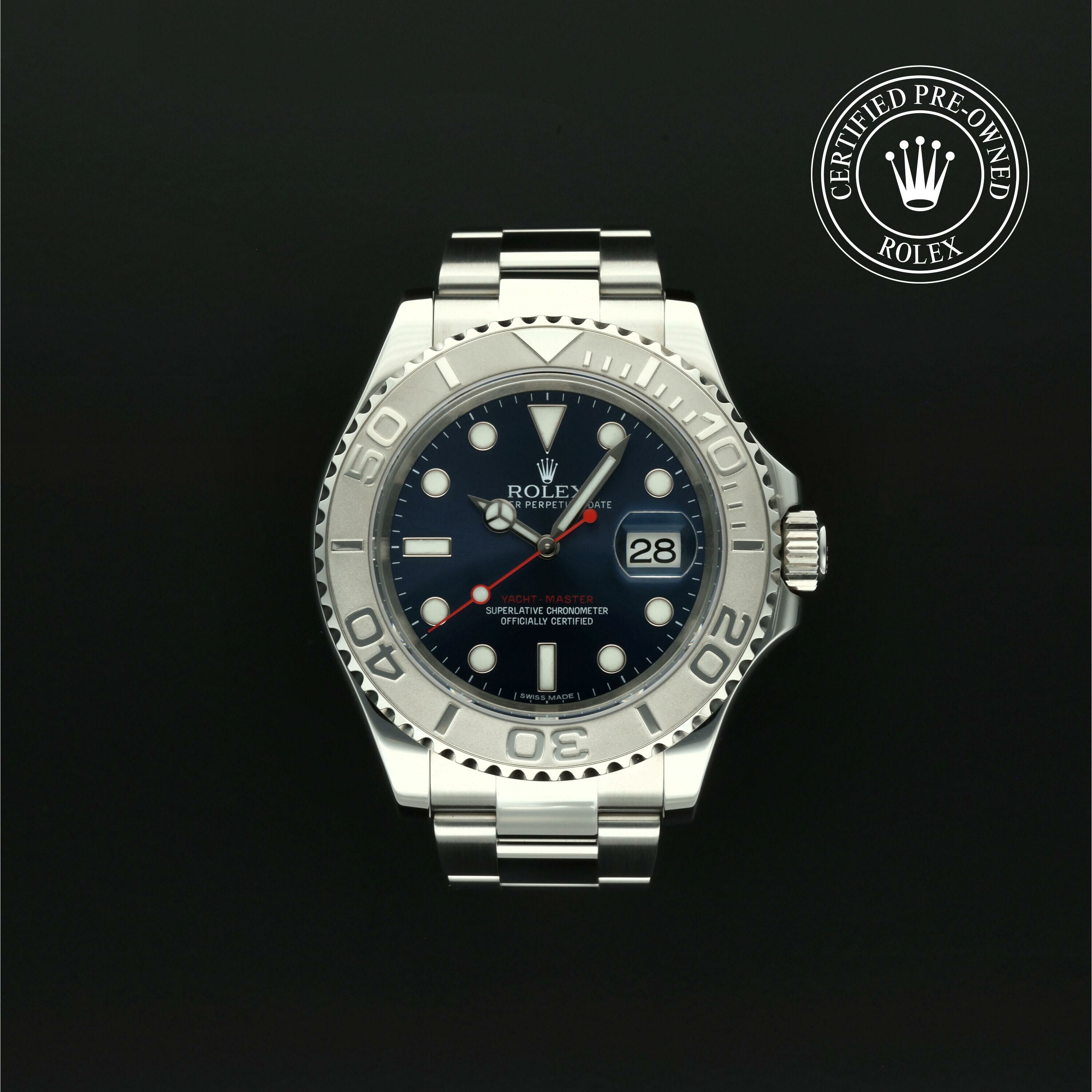 Rolex Yacht-Master 40 in Rolesium Platina M116622-0001 at Hall of Time
