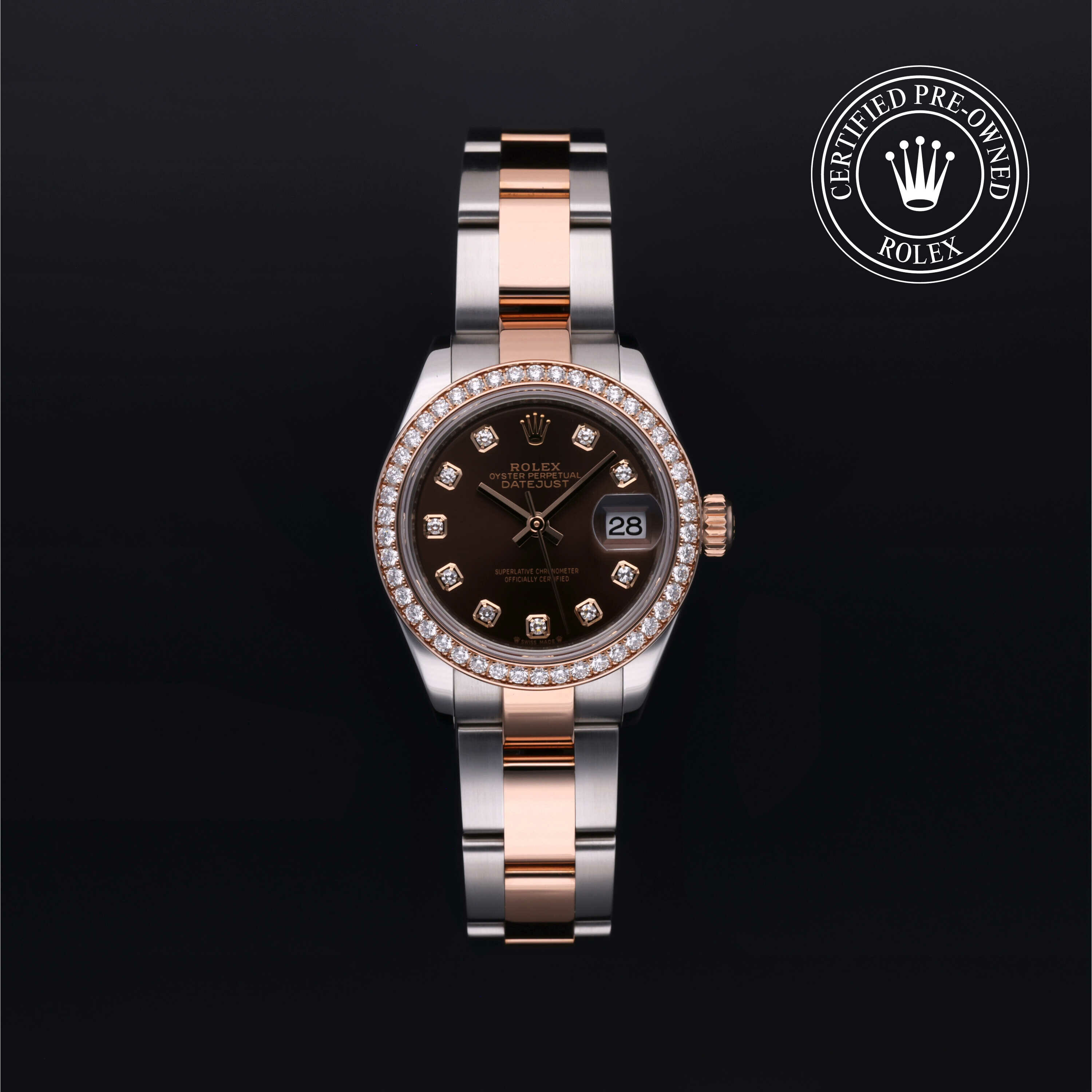 Rolex Lady-Datejust in Rolesor 18 karaat Rood M279381RBR-0011 at Hall of Time