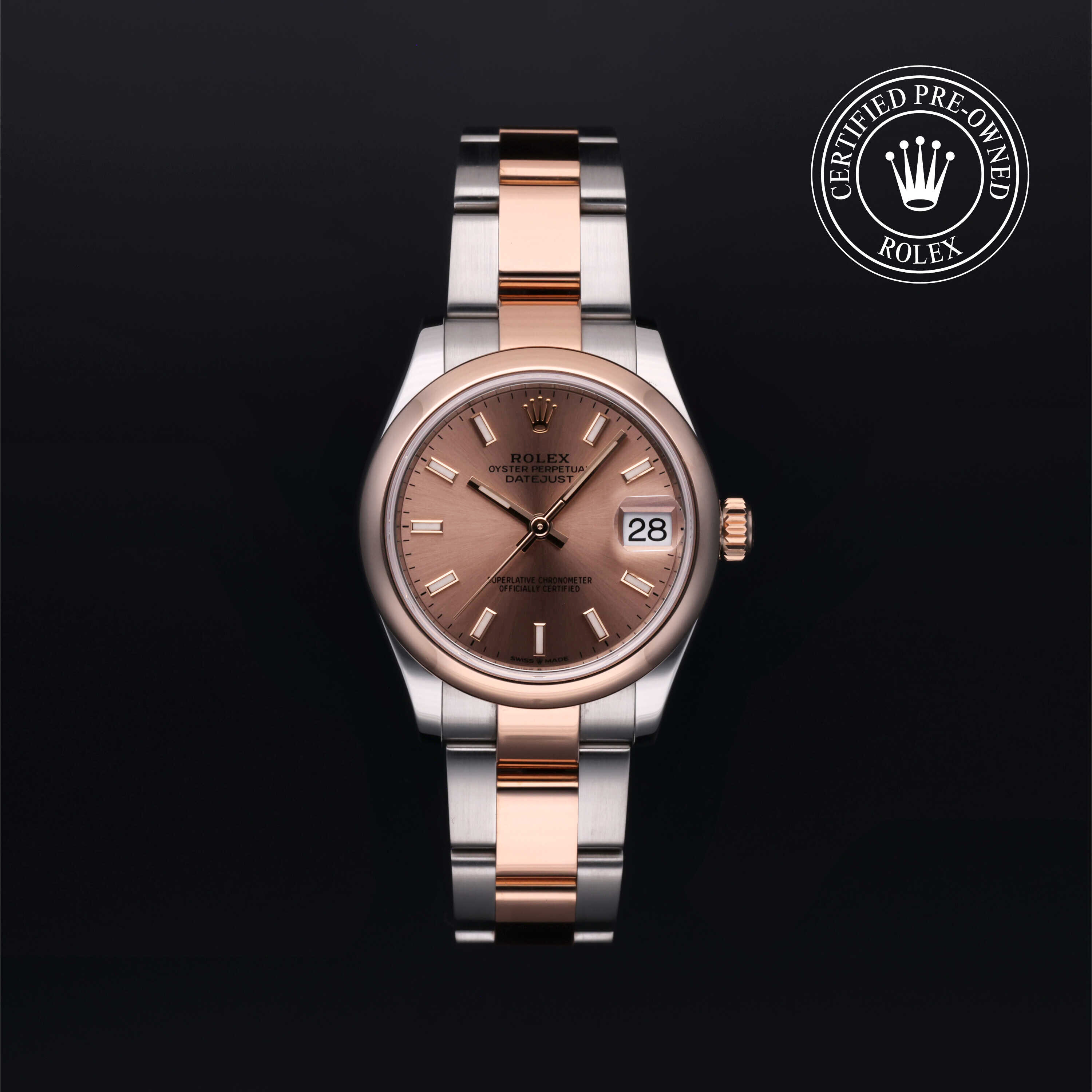 Rolex Datejust 31 in Rolesor 18 karaat Rood M278241-0009 at Hall of Time