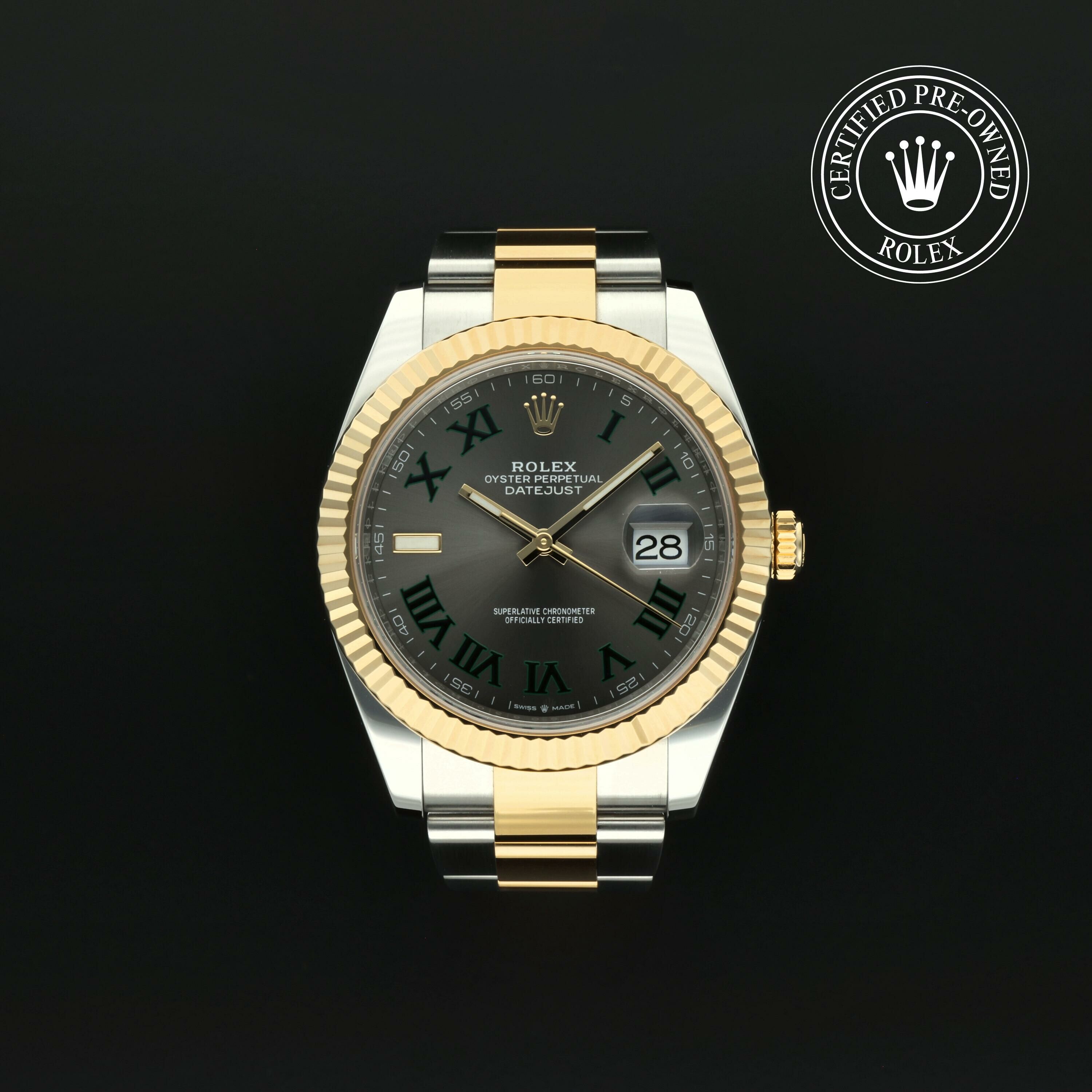 Rolex Datejust 41 in Rolesor 18 Carat Yellow M126333-0019 at Hall of Time