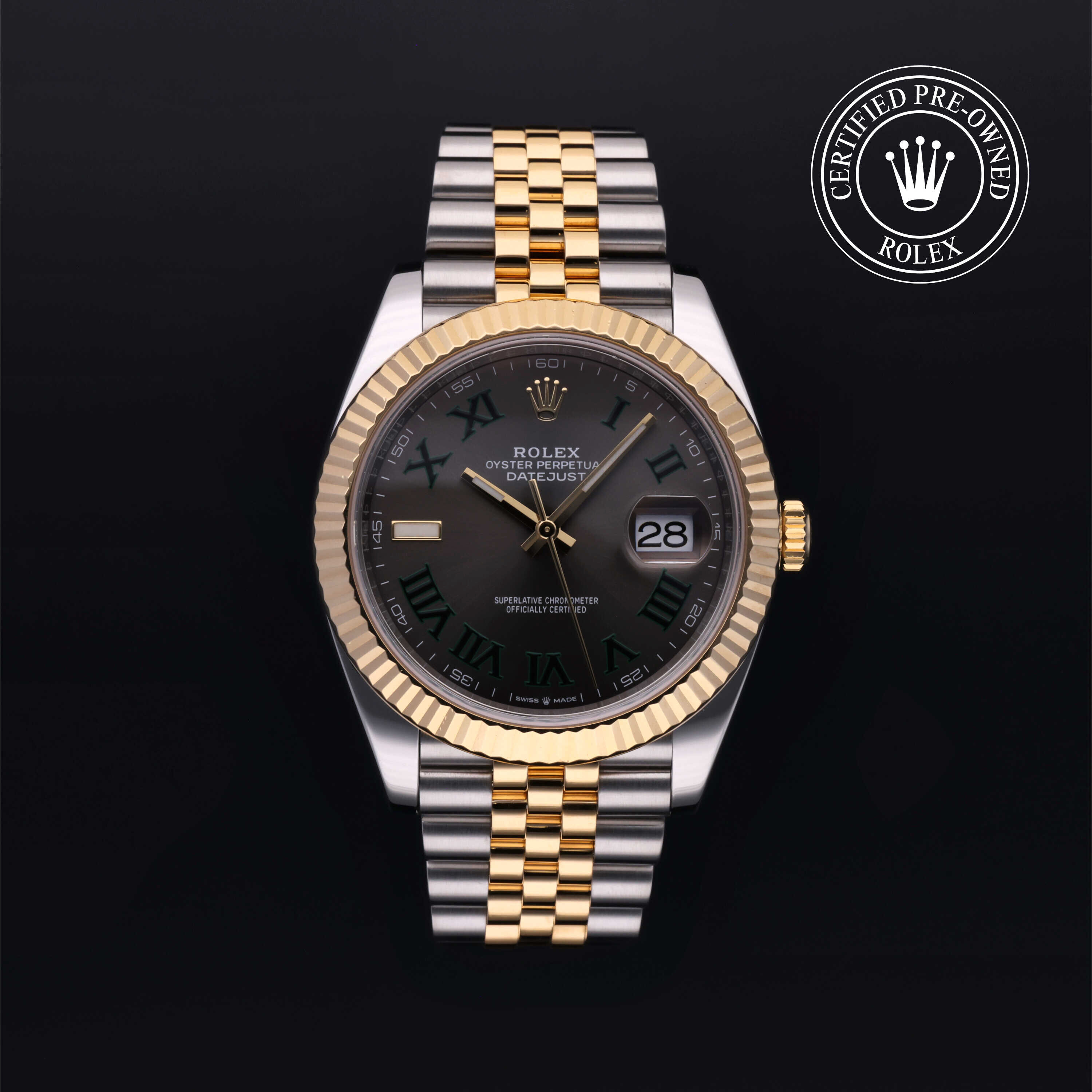 Rolex Datejust 41 in Rolesor 18 karaat Geel M126333-0020 at Hall of Time