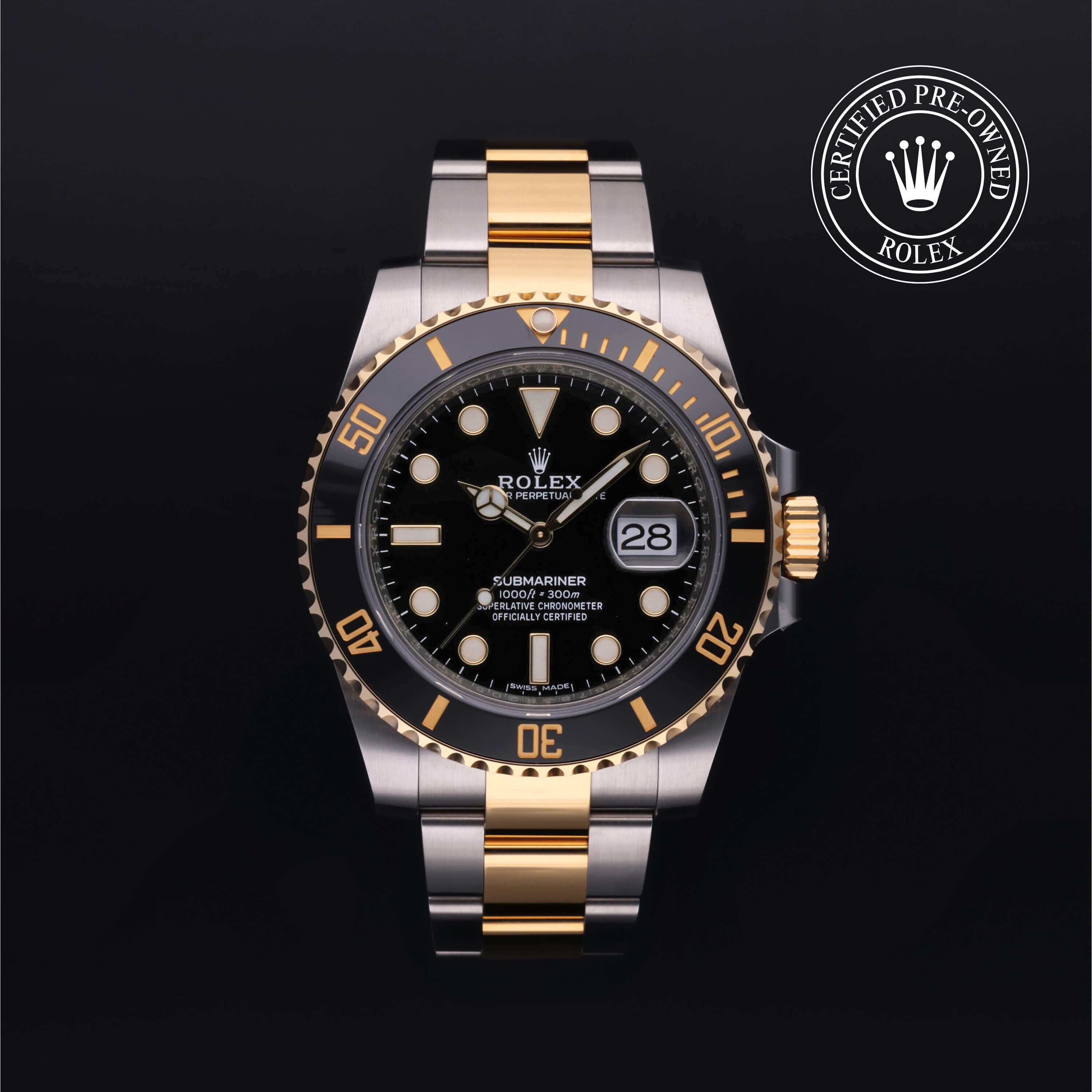 Rolex Submariner Date in Rolesor 18 karaat Geel M116613LN-0001 at Hall of Time