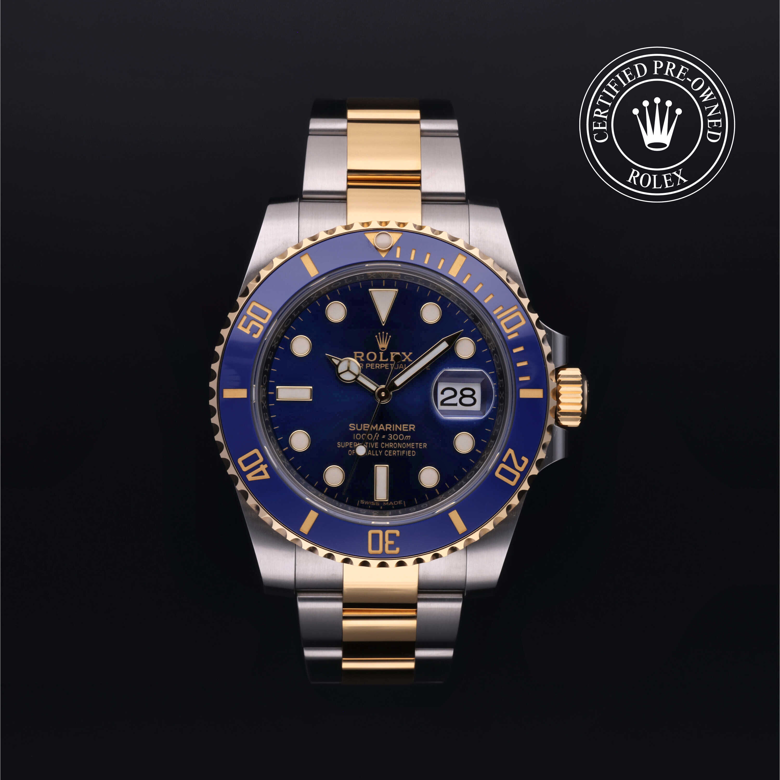Rolex Submariner Date in Rolesor 18 karaat Geel M116613LB-0005 at Hall of Time