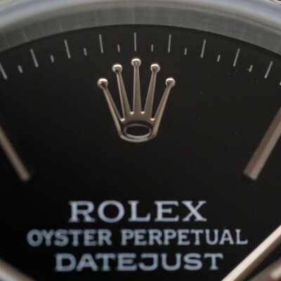 ROLEX DATEJUST 36 Black Dial
