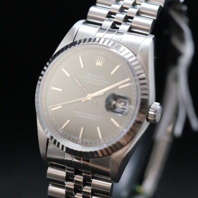 Rolex DateJust 36 Black Dial