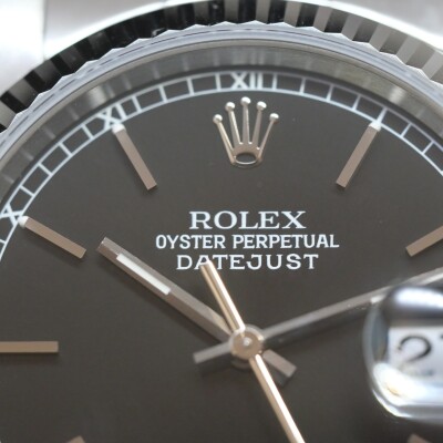 Rolex DateJust 36 Black Dial