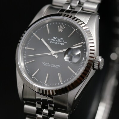 ROLEX Datejust 36 black dial