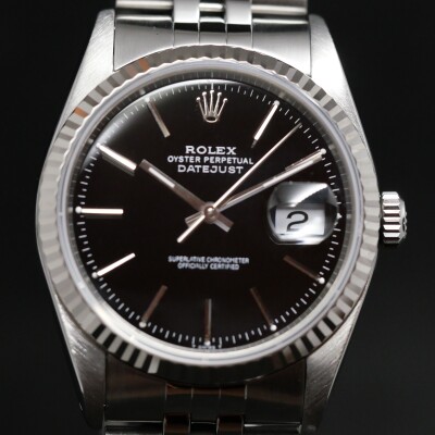 ROLEX Datejust 36 black dial