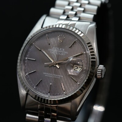 Rolex Datejust 36 16014 Grey tapestry Dial