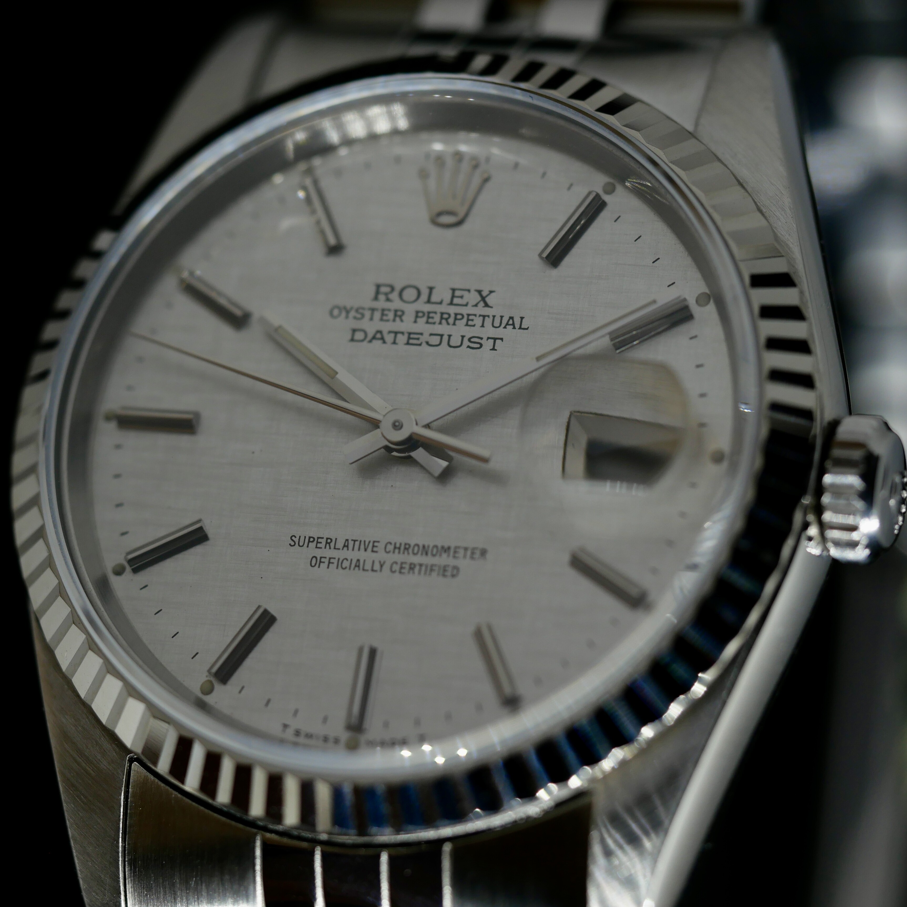 Rolex Datejust 36 16243 Linen Dial vue 9