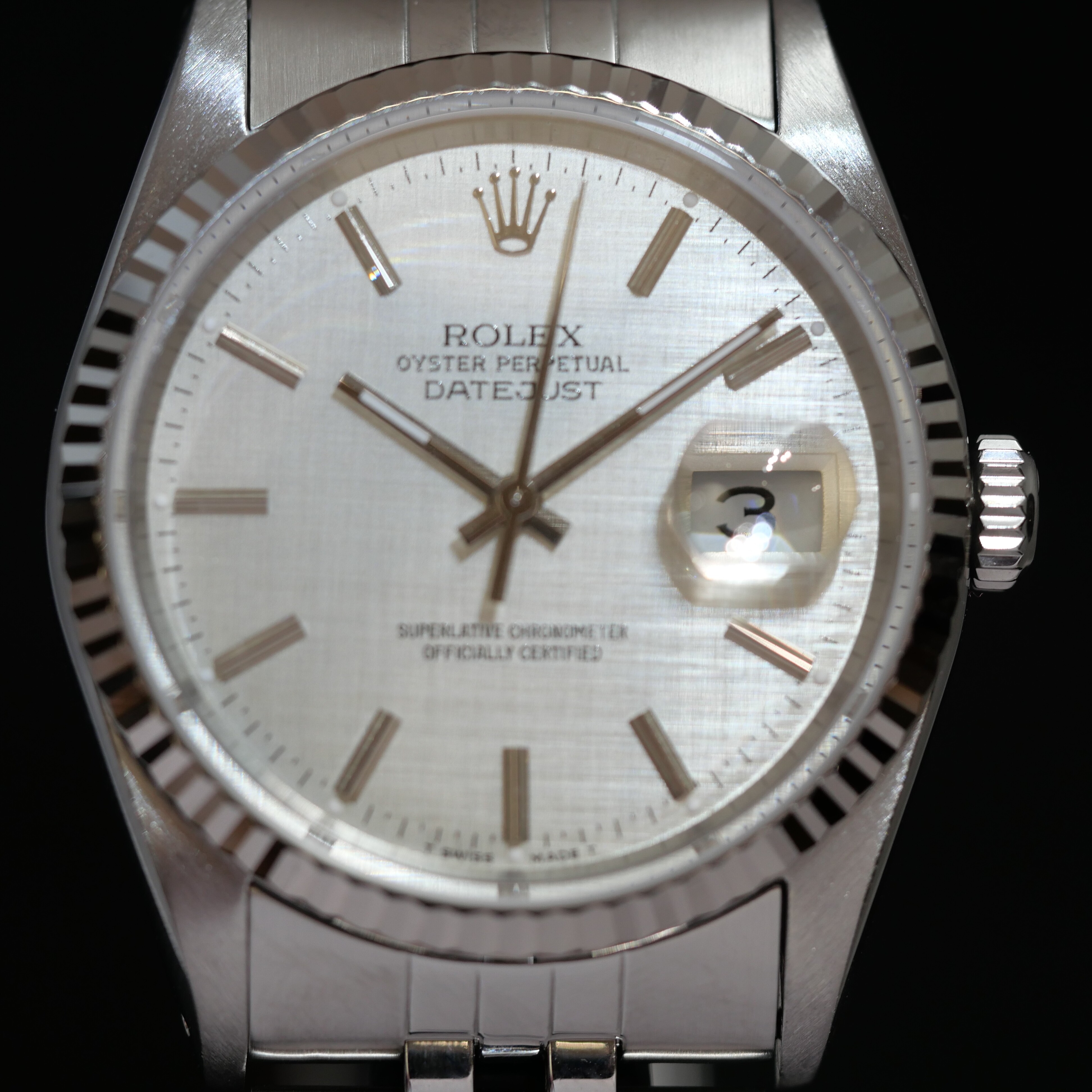 Rolex Datejust 36 Linen vue 2