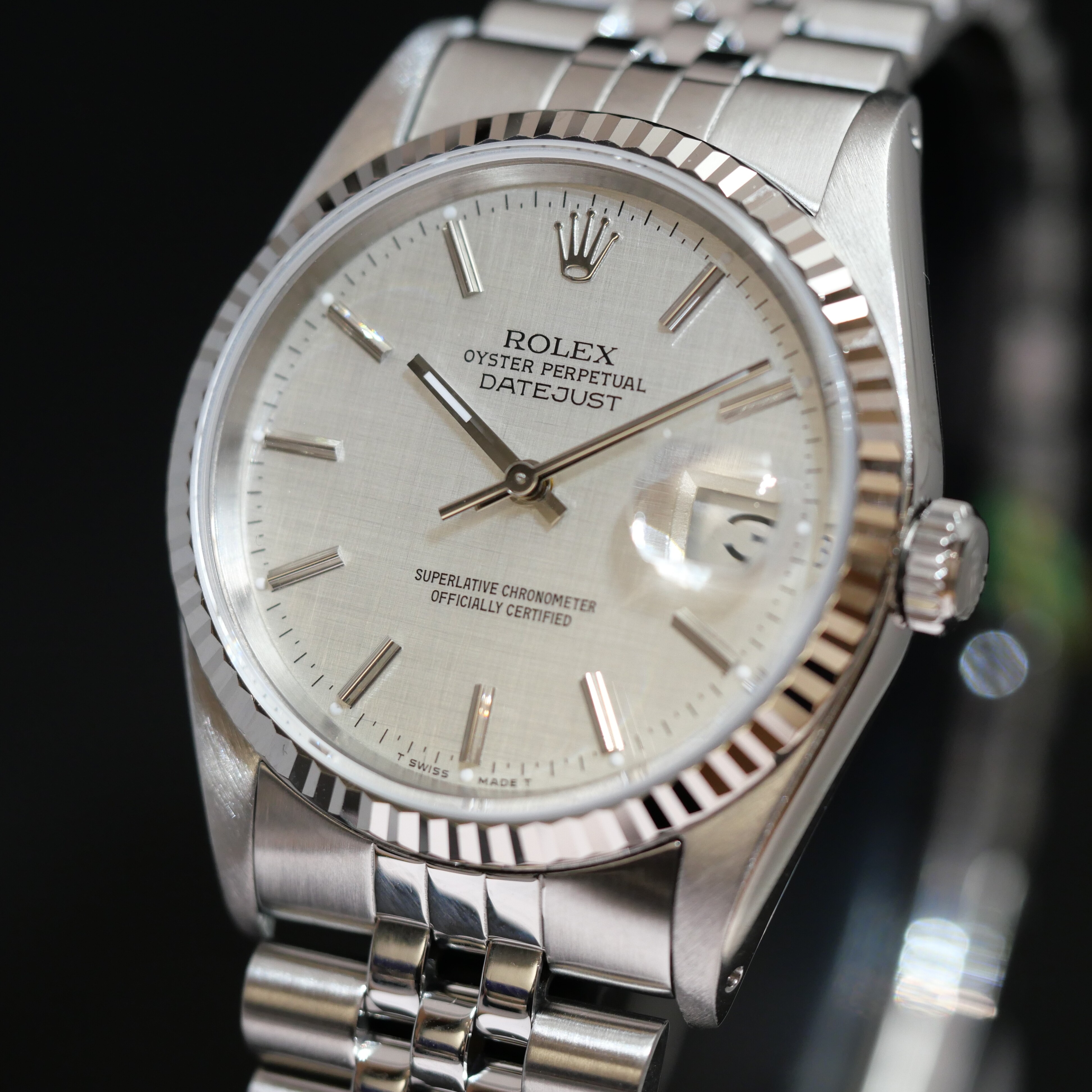 Rolex Datejust 36 Linen vue 1
