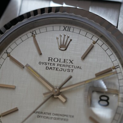 Rolex DateJust 36 Linen Dial