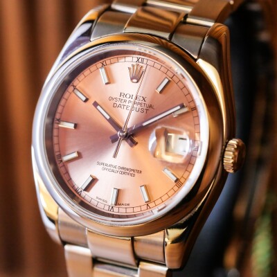 Rolex Datejust 36mm Pink dial