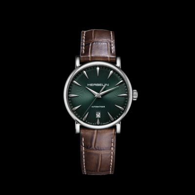 INSPIRATION – AUTOMATIQUE – ACIER & CUIR BRUN