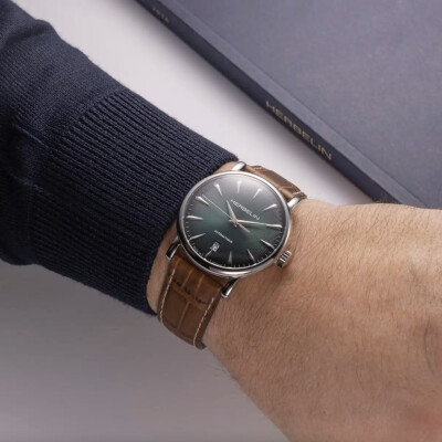 INSPIRATION – AUTOMATIQUE – ACIER & CUIR BRUN