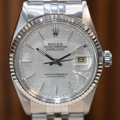 Rolex DateJust 36 linen dial