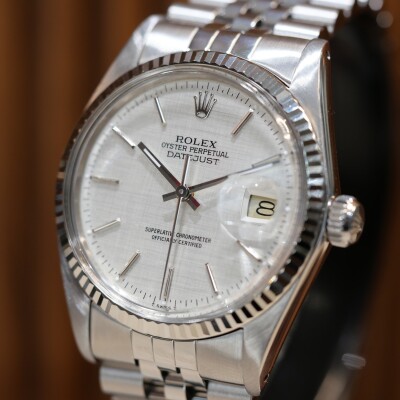 Rolex DateJust 36 linen dial