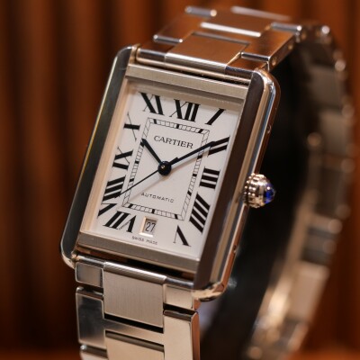 Montre Tank Solo, XL, acier