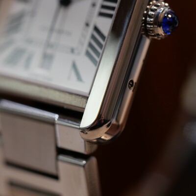 Montre Tank Solo, XL, acier