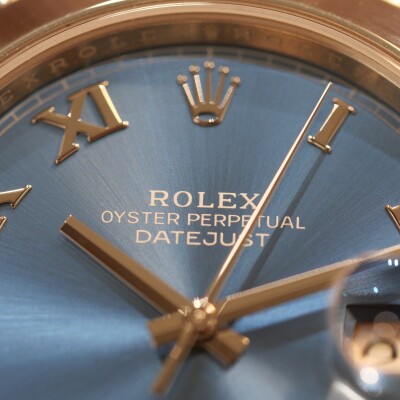 Rolex Datejust 41 Blue roman dial