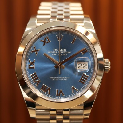 Rolex Datejust 41 Blue roman dial