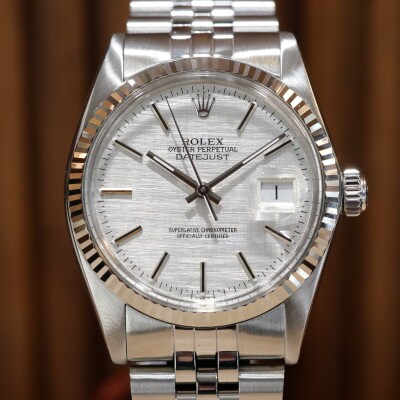Montre Rolex Datejust 36 Linen Dial
