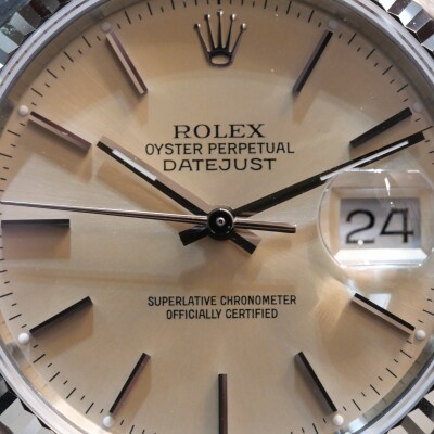 Rolex Datejust 36 silver.