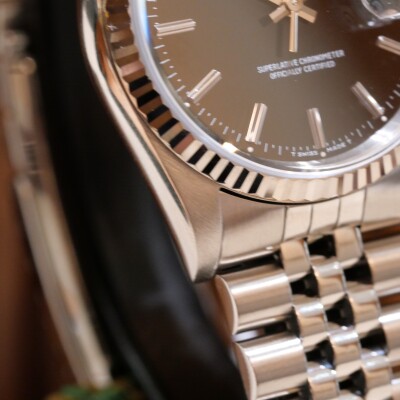 Rolex DateJust 36 Black Dial