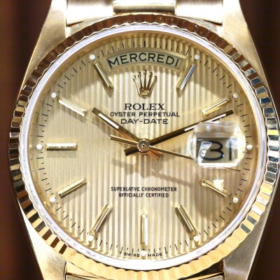 Rolex DAY DATE Tapestry dial