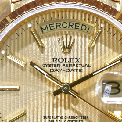 Rolex DAY DATE Tapestry dial