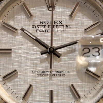 Rolex DateJust 36 Linen Dial