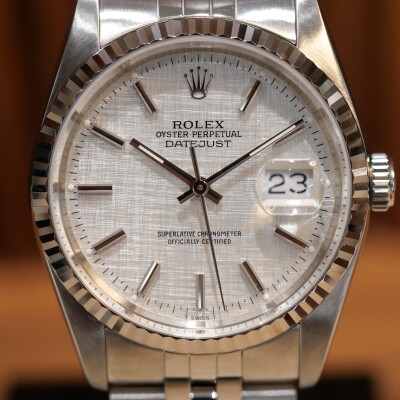 Rolex DateJust 36 Linen Dial