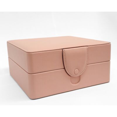 Écrin 6 montres en cuir rose poudré
