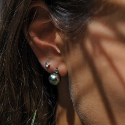 Boucles d'oreilles puces Epure