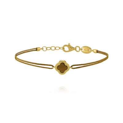 Bracelet Oeil de tigre & Brun LÉGENDE