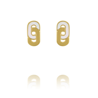 Boucles d’Oreilles Bicolores Maillons STYLES